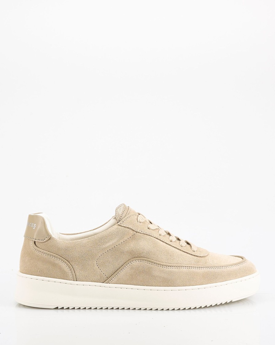 Herenschoenen Filling Pieces | Filling Pieces Mondo Suede Lux Beige Sneakers