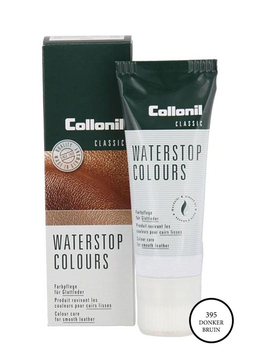 Herenschoenen Collonil | Collonil Waterstop Donkerbruin Tube 75 Ml