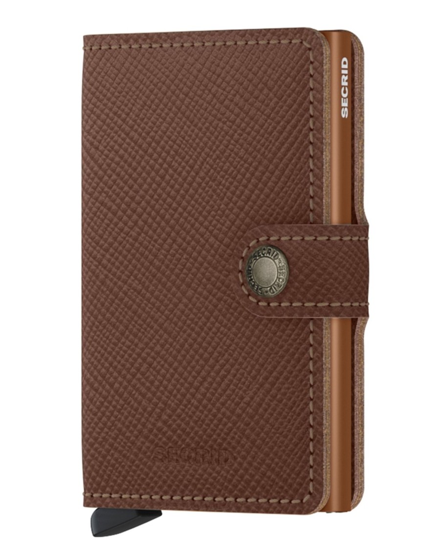 Accessoires Secrid | Secrid Miniwallet Saffiano Portemonnee