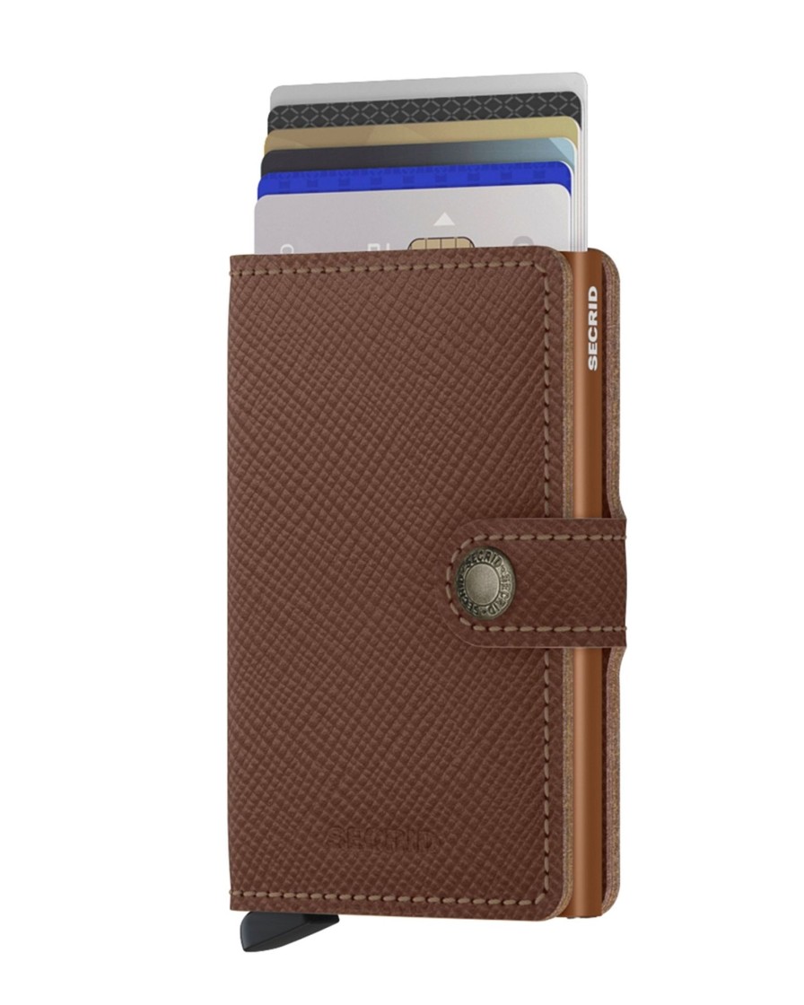 Accessoires Secrid | Secrid Miniwallet Saffiano Portemonnee