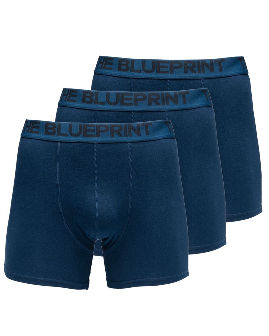 Herenkleding The BLUEPRINT Premium | The Blueprint Boxershort 3-Pack