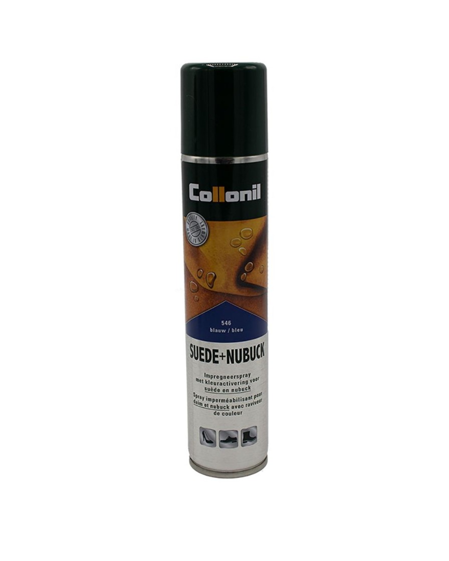 Herenschoenen Collonil | Collonil Suede + Nubuck Blauw Spray 200 Ml