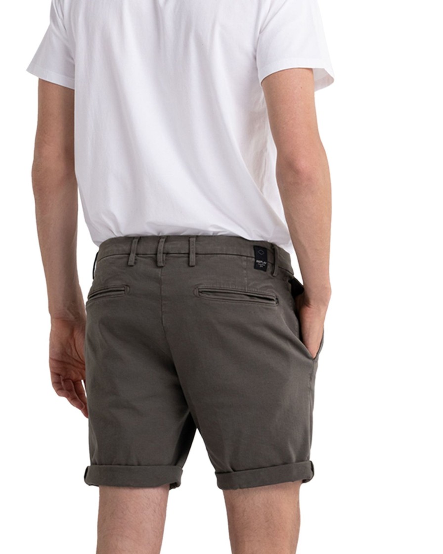 Herenkleding Replay | Replay Hyperflex Chino Short