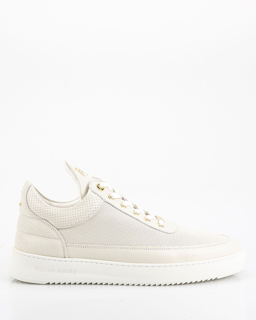 Herenschoenen Filling Pieces | Filling Pieces Low Top Aten Off White Sneakers