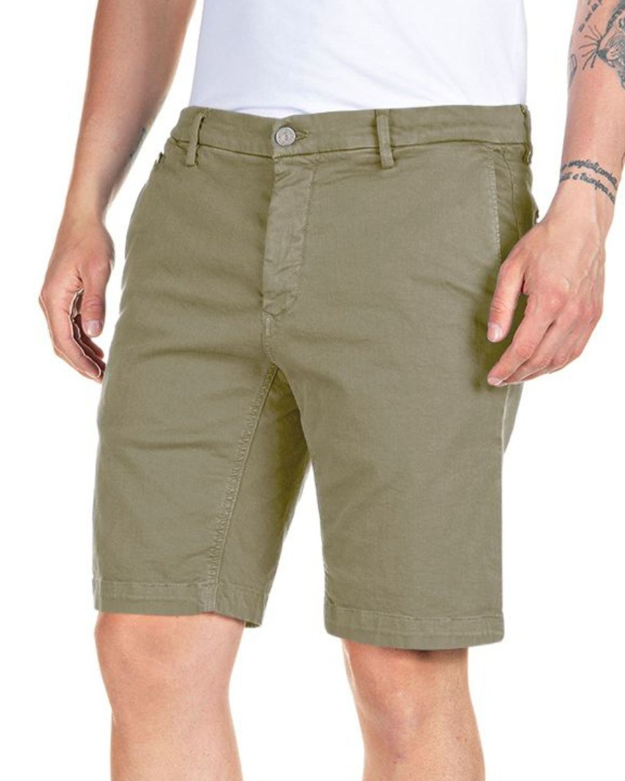 Herenkleding Replay | Replay Hyperflex Chino Short