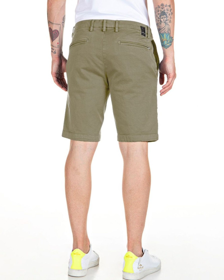 Herenkleding Replay | Replay Hyperflex Chino Short