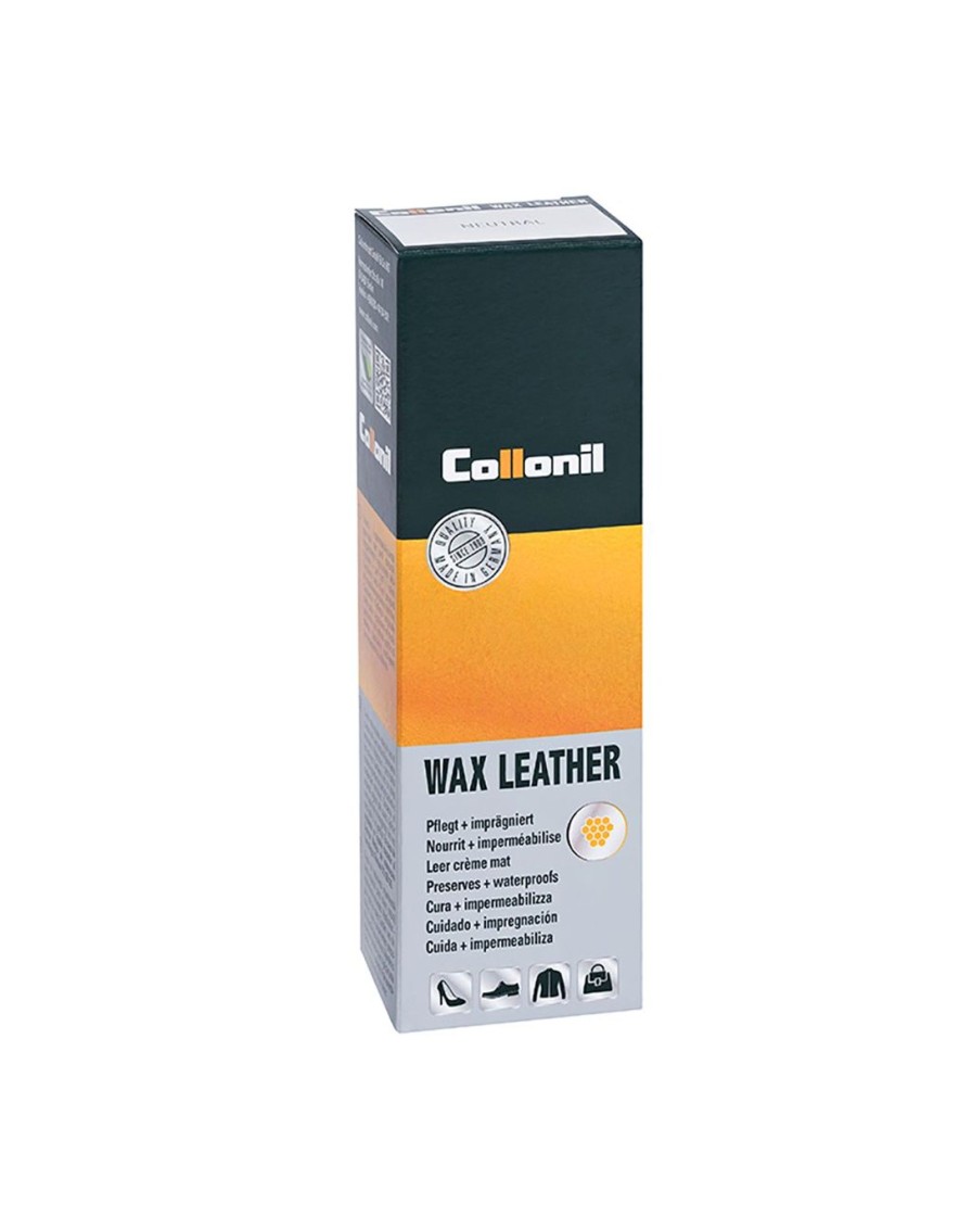 Herenschoenen Collonil | Collonil Wax Leather Naturel Tube 75 Ml